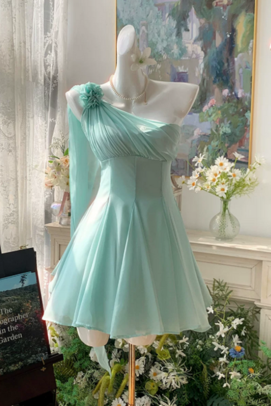 Gelbes, maßgeschneidertes, schulterfreies Homecoming-Partykleid F047