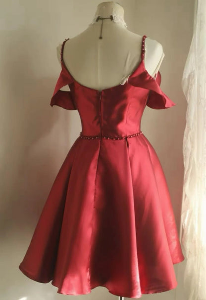 Sweetheart Satin Lace Up A-Line Long Evening Dress F0272