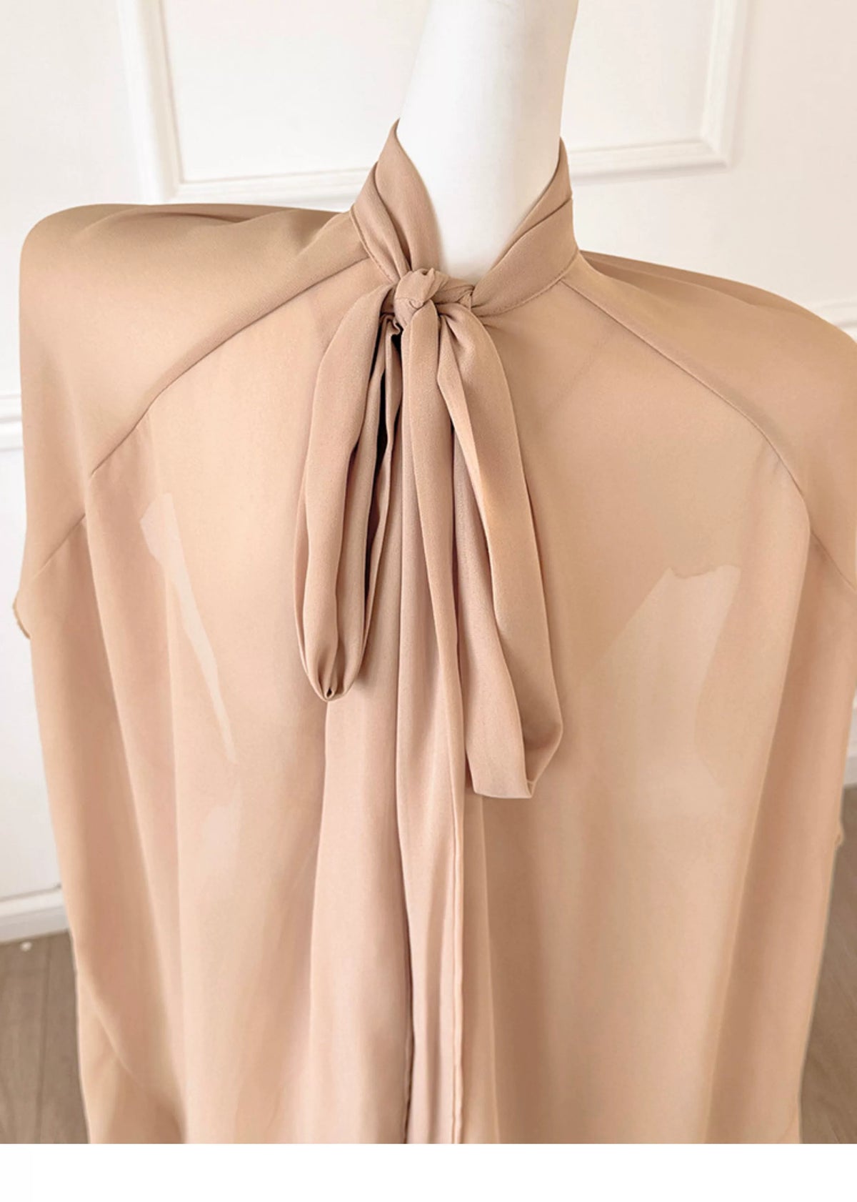 Champagne Spaghetti Straps Long Evening Dress With Ruffle Cape F0486