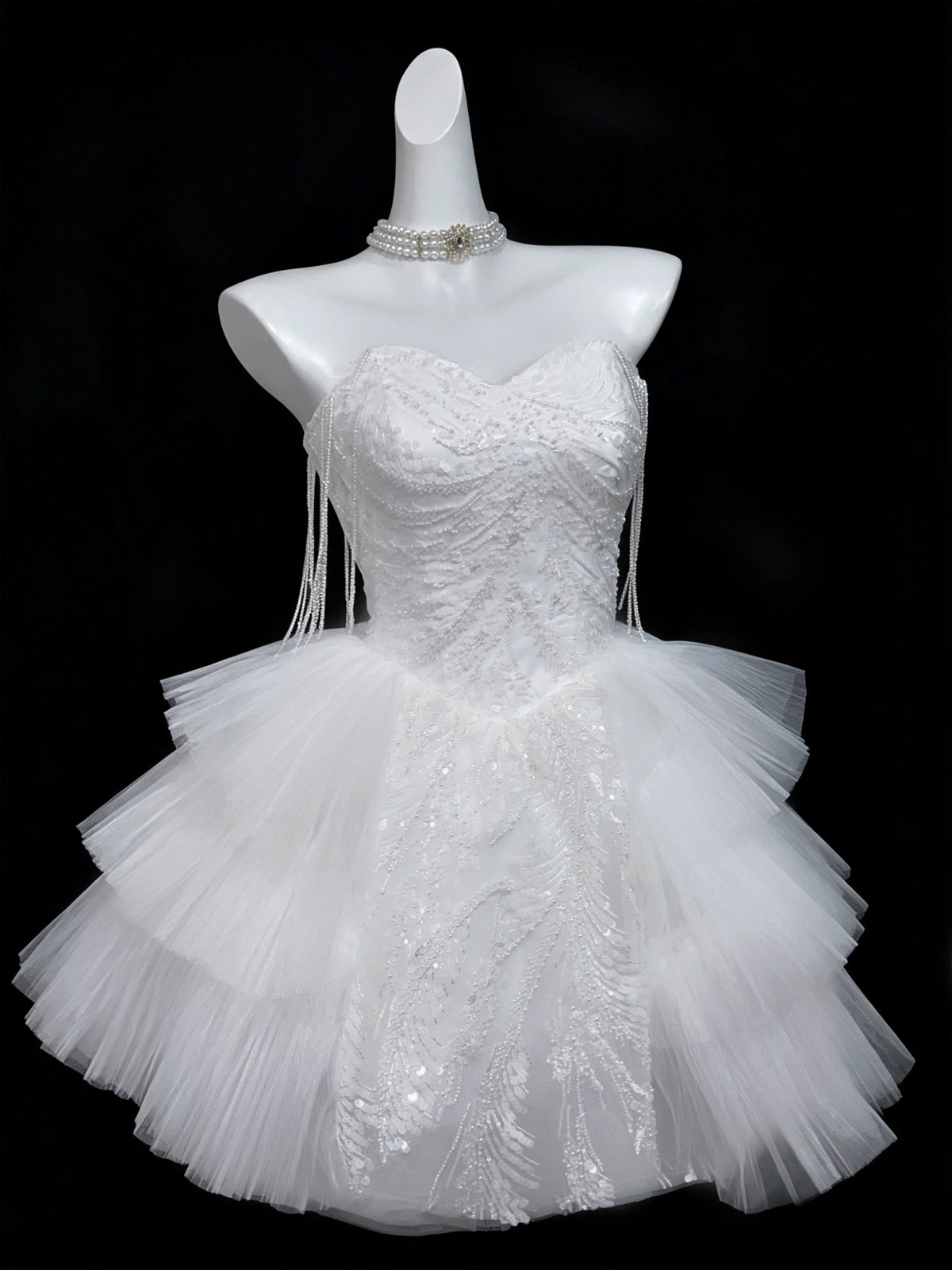 Strapless Sweetheart Satin Puffy Mini Homecoming Dress F0316