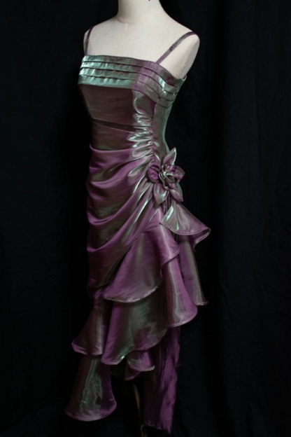 Vintage-inspired iridescent mermaid gown L006