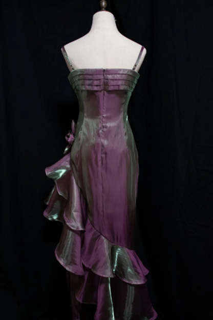 Vintage-inspired iridescent mermaid gown L006