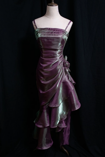 Vintage-inspired iridescent mermaid gown L006